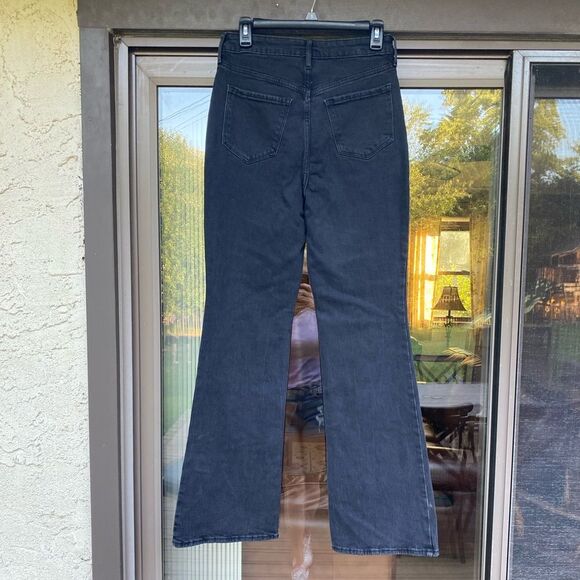NWT Old Navy Higher High Rise Flare Black Secret slim pockets - Picture 2 of 6
